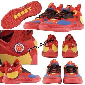 Size 8 Adidas Harden Vol 5 Future Red Natural McDonalds All American FZ1292‎ New